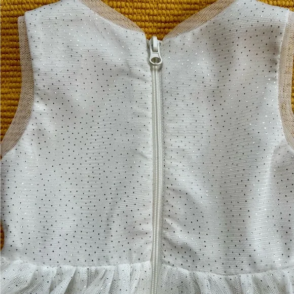 White Sleeveless Baby Dress - Picture 4 of 5